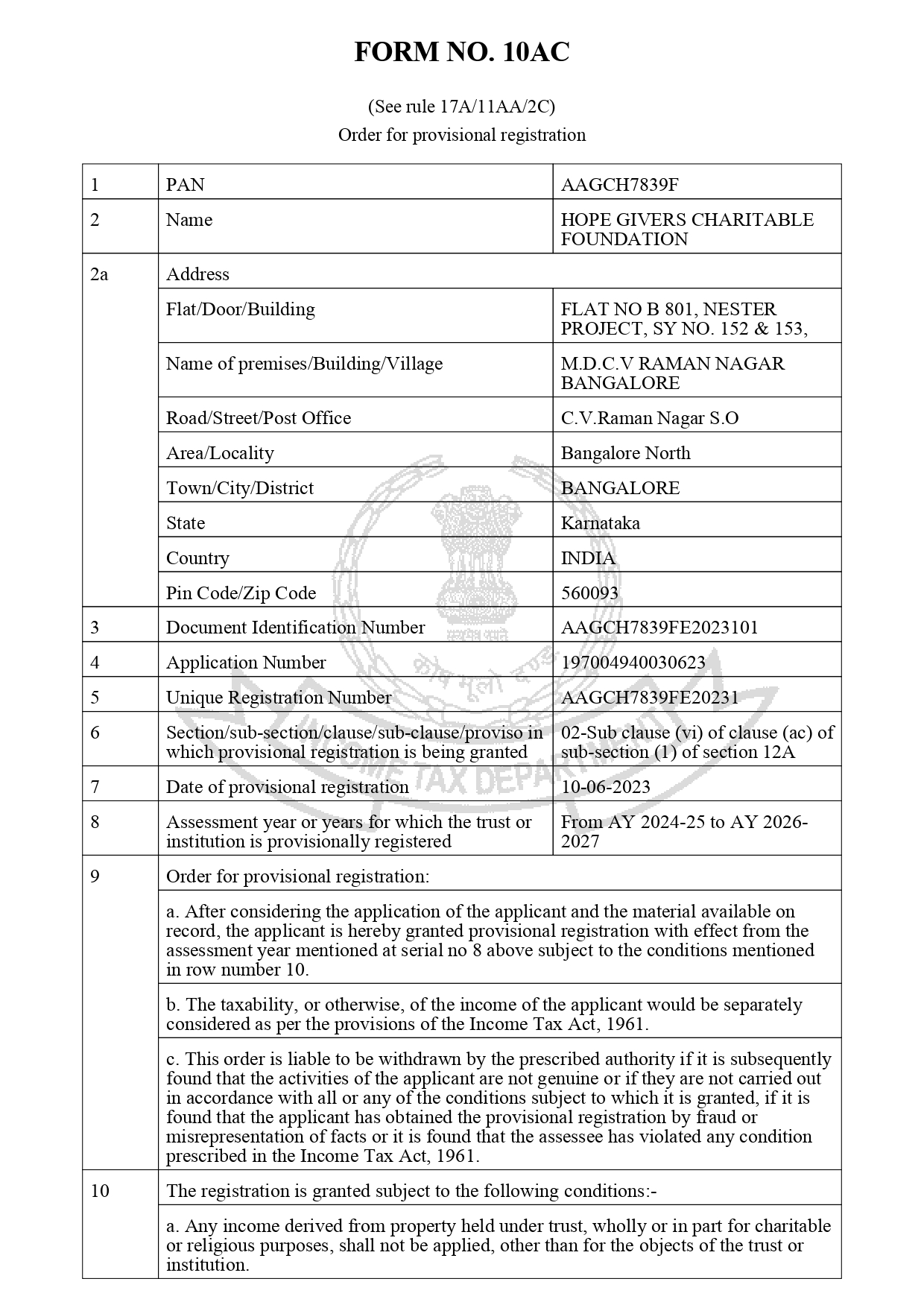 12A Certificate